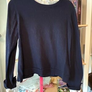 CeCe Stylish Cream and Black Sweater size Large Pre loved.